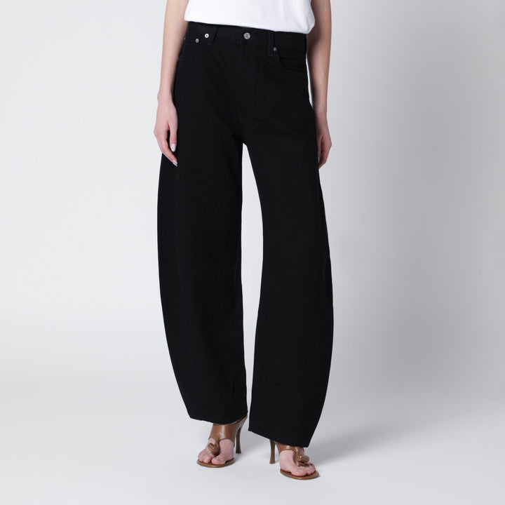 Pants 29 AGOLDE - Luna Jeans In Black Cover Denim Brand