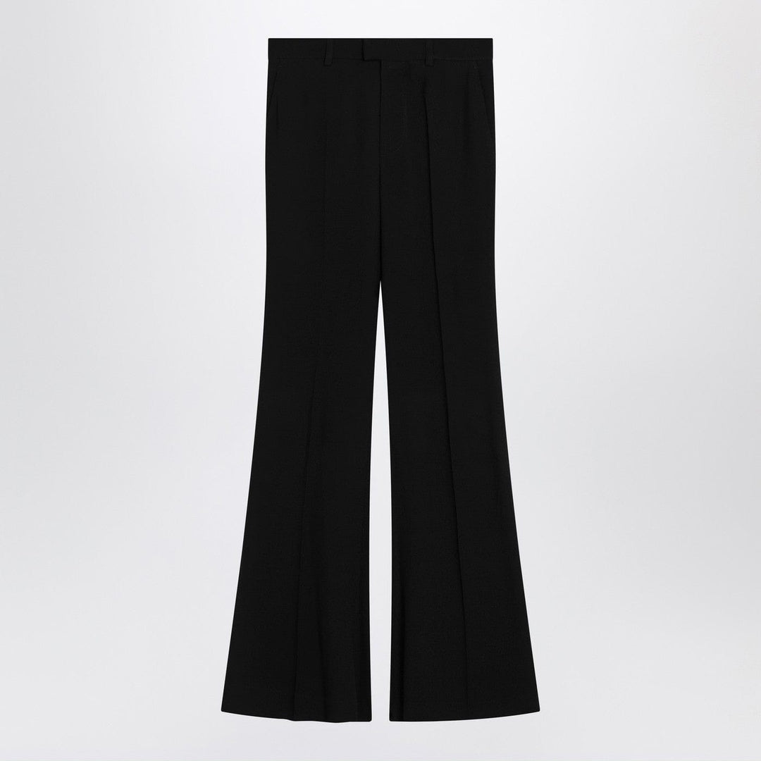 Pants 38  FR Balenciaga - Black flared pants in viscose Brand