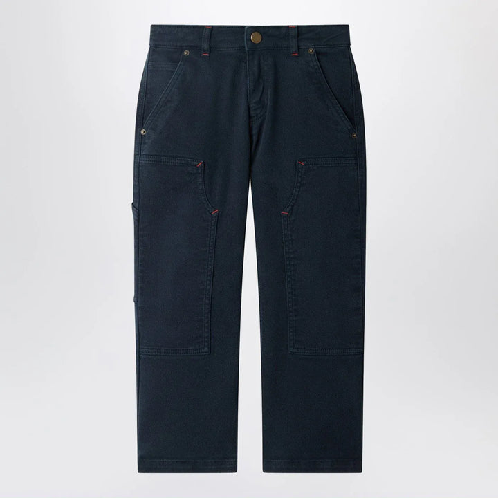 Bonpoint - Ewann navy blue cotton trousers Brand Pants 12