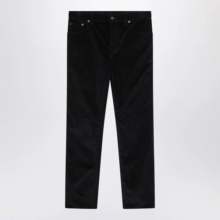 Burberry - Dark blue cotton corduroy trousers Brand Pants 30