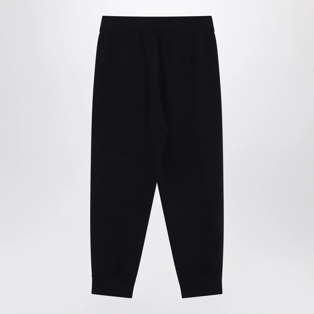 Burberry - Navy blue cashmere-blend jogging pants Brand Pants