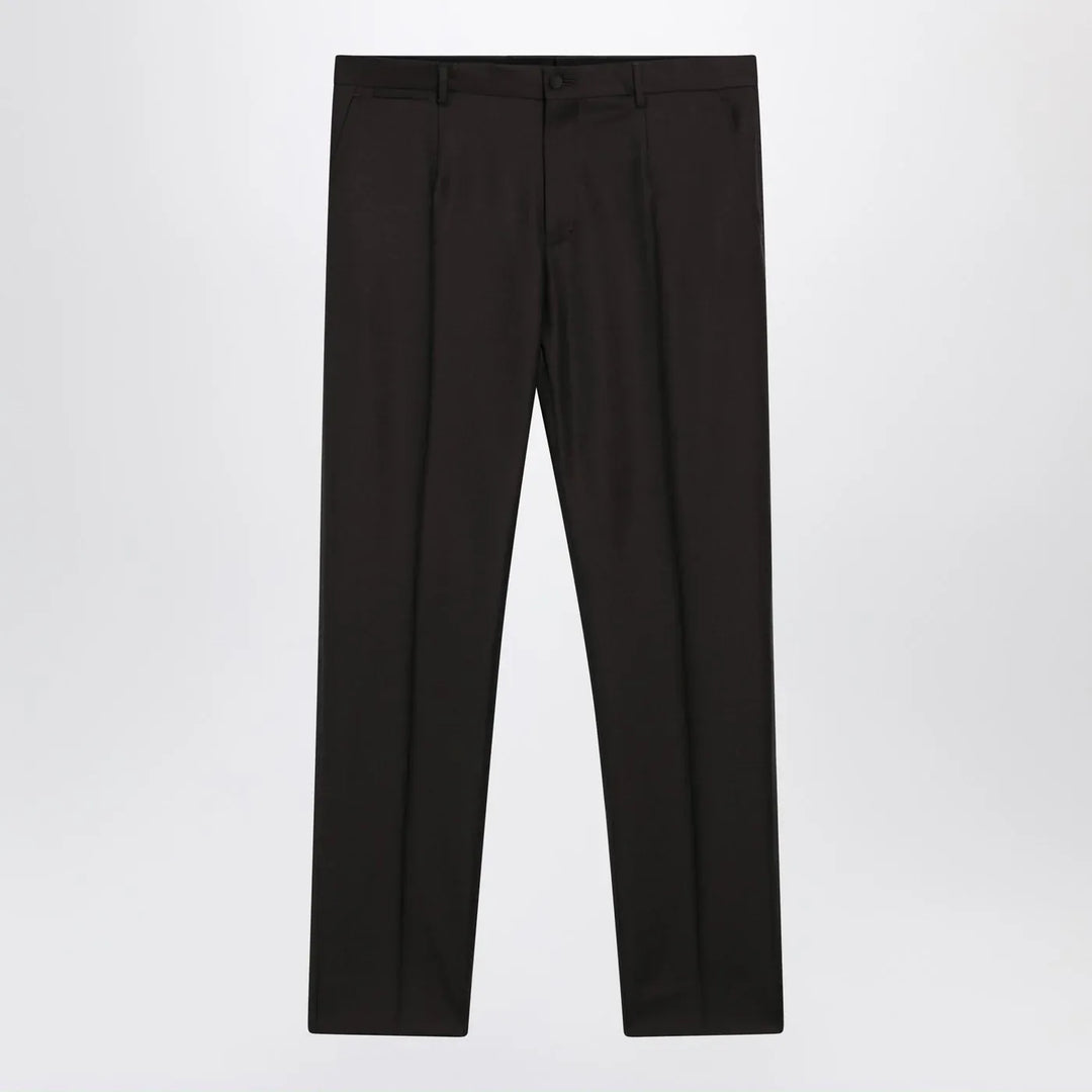 Dolce&amp;Gabbana - Brown wool trousers Brand Pants 50 IT