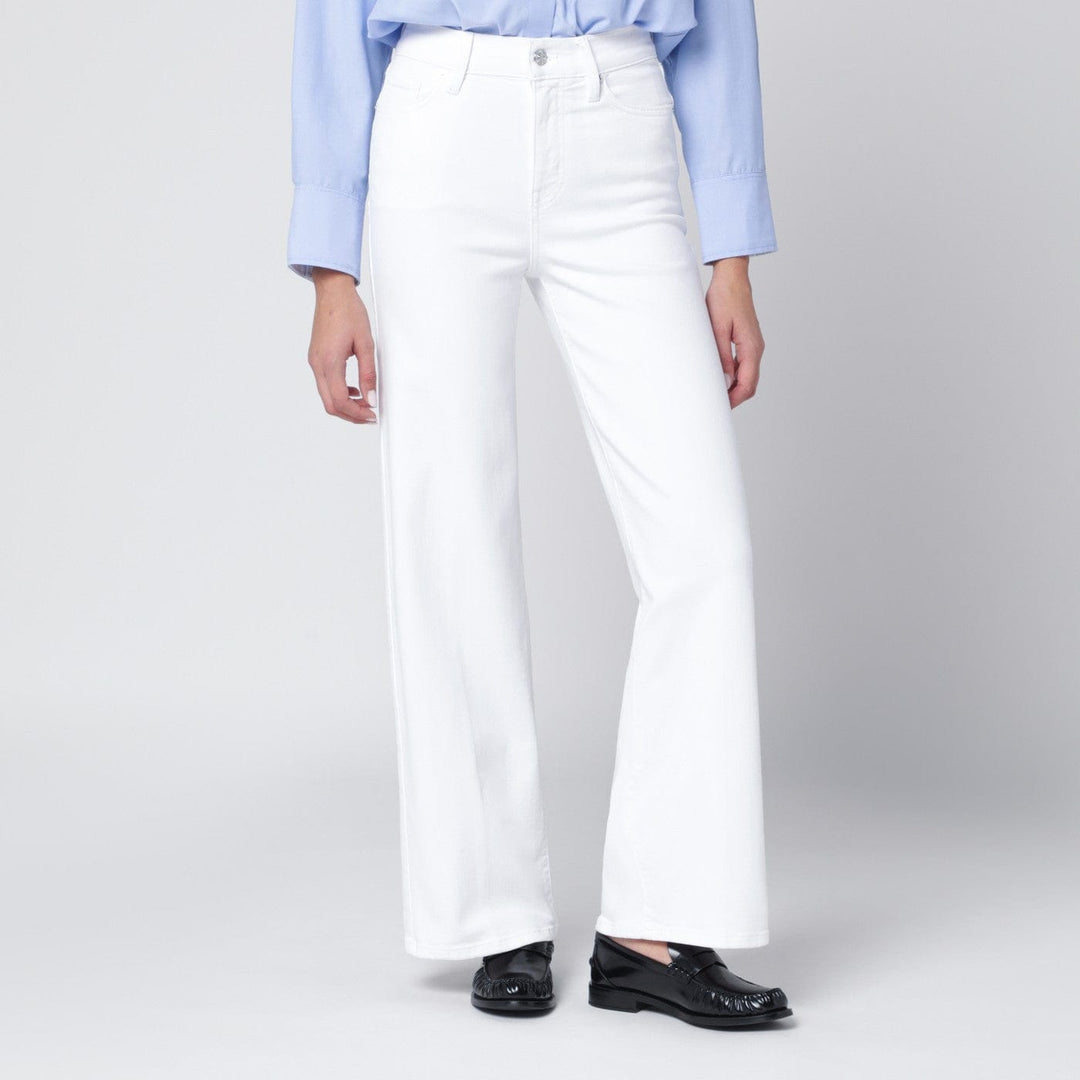 Pants Frame - White Slim Palazzo jeans Brand