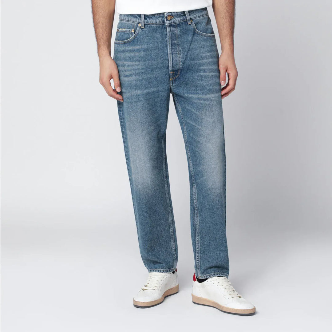 Golden Goose - Washed-effect blue jeans Brand Pants 30