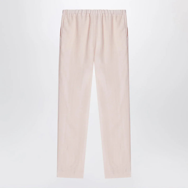 LouLou De Saison - Light pink wool-blend trousers Brand Pants