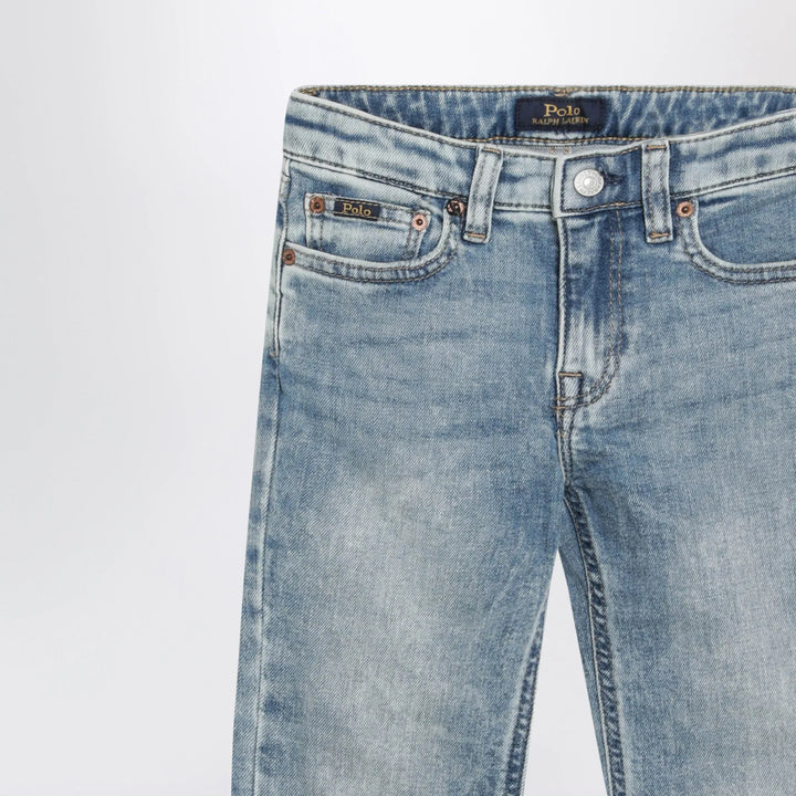 Polo Ralph Lauren - Blue washed-effect jeans Brand Pants