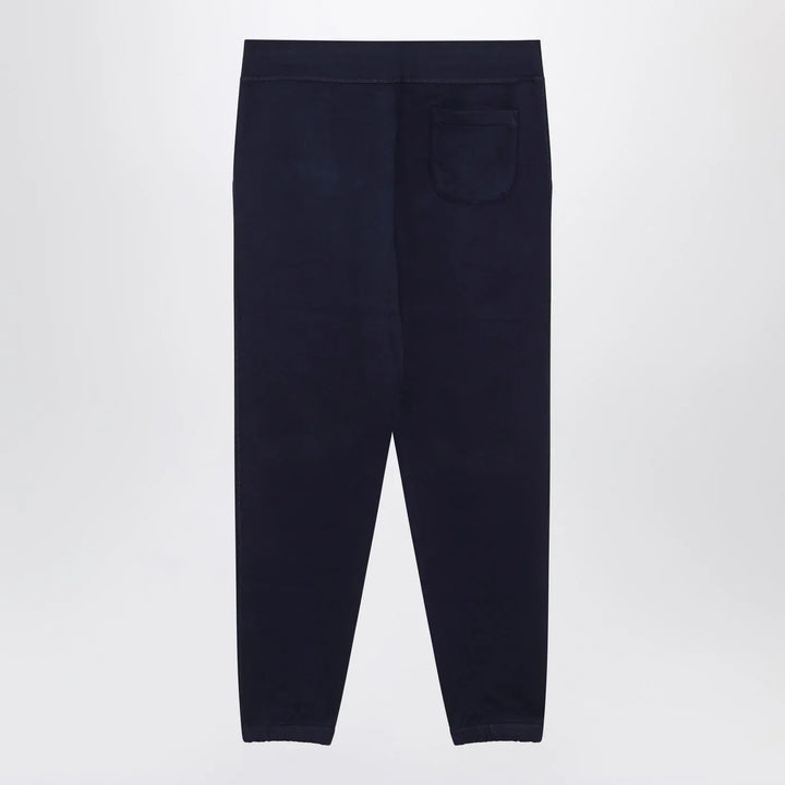 Polo Ralph Lauren - Navy blue cotton-blend jogging pants Brand Pants