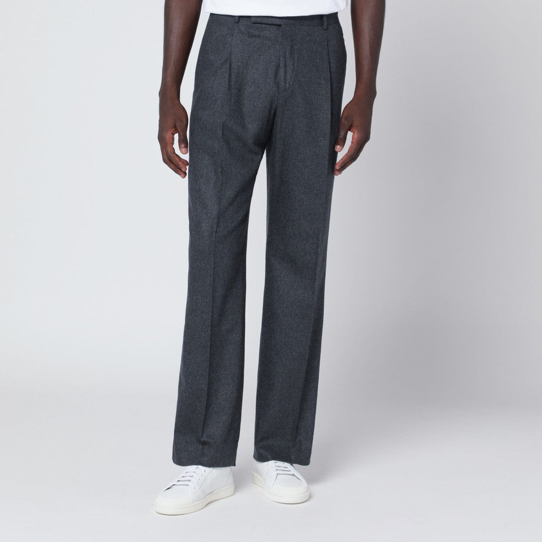 Pants 56 IT PT Torino - Gray wool and cashmere trousers Brand