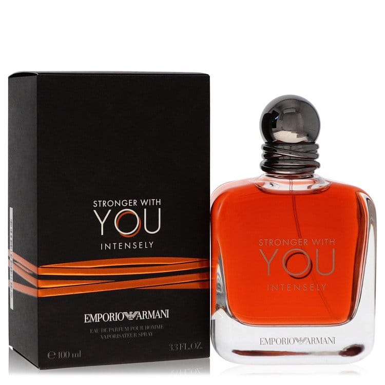Perfume &amp; Cologne 100 ml Eau De Parfum Spray Stronger With You Intensely Eau De Parfum Spray By Giorgio Armani 100ml Brand