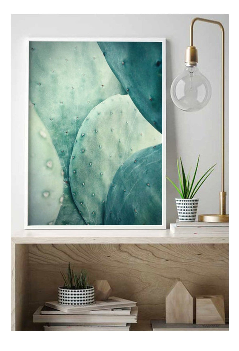 Canvas Print Cactus Cactus Wall Art : Ready to hang framed artwork. Brand