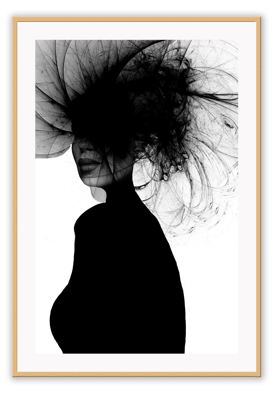 Canvas Print 50x70cm / Natural Cybele Cybele Framed and Unframed Prints Brand