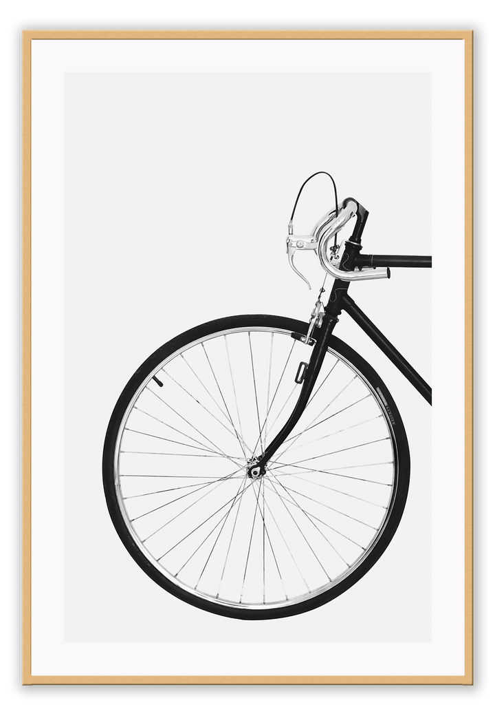 Canvas Print 50x70cm / Natural Scandi Bike Scandi Bike Framed Prints Brand
