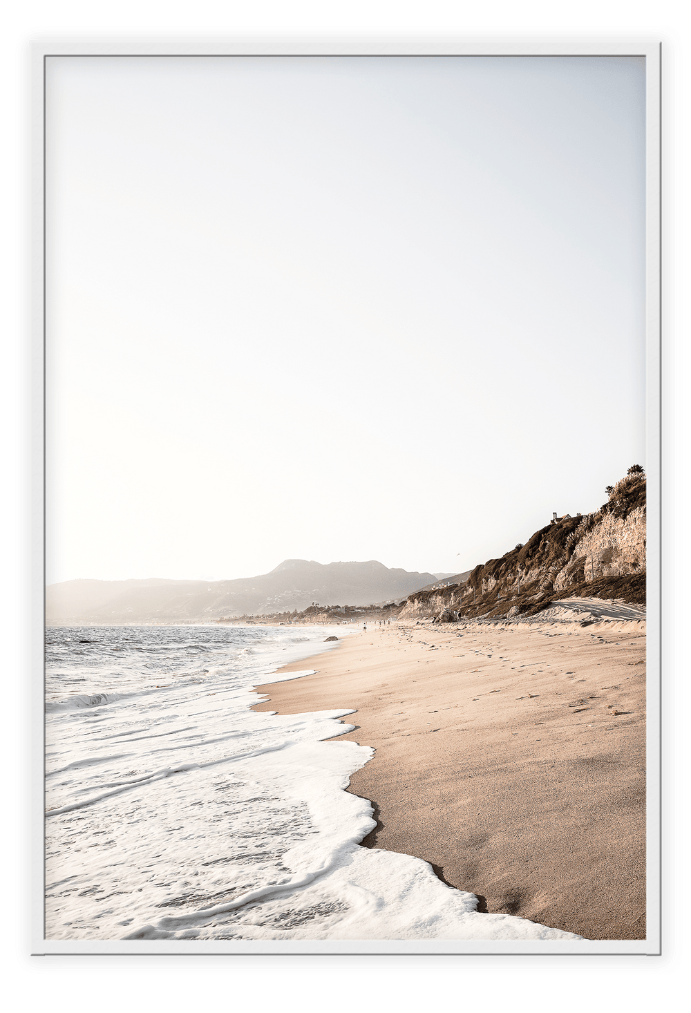 Canvas Print 50x70cm / White Sea Waves Brand