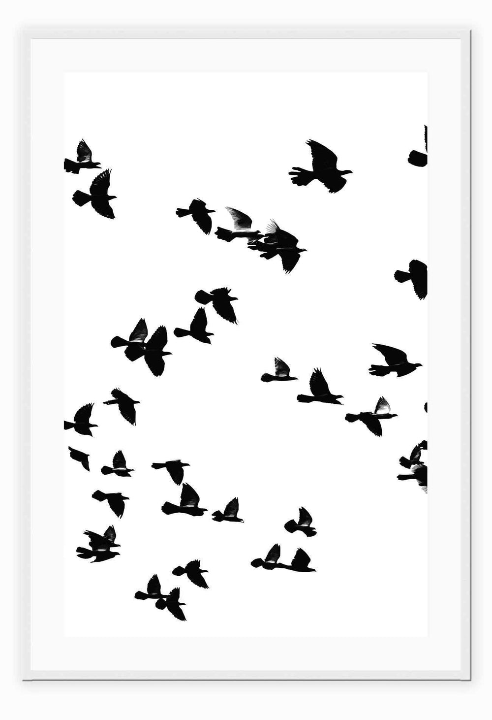 Canvas Print Small		50x70cm / White Sky birds I Sky birds I Framed Prints Brand