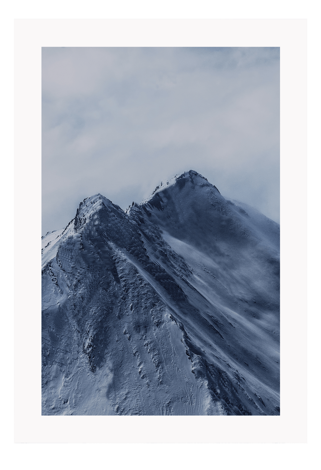 Canvas Print 60x90cm / Unframed Snow Alps Snow Alps  Framed Prints Brand