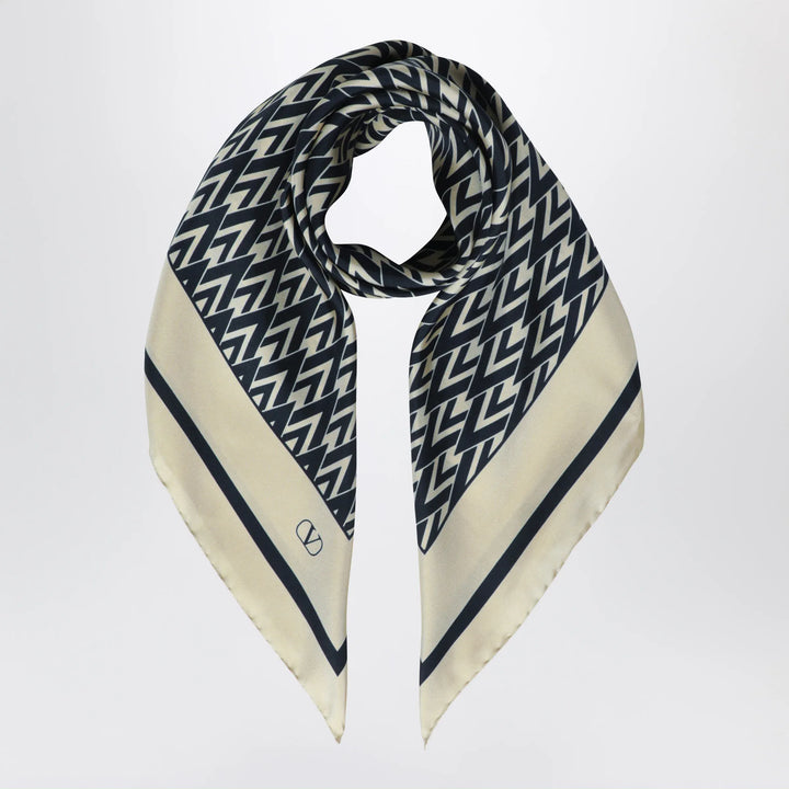 Valentino Garavani - Toute La V silk scarf Brand Scarves &amp; Shawls U