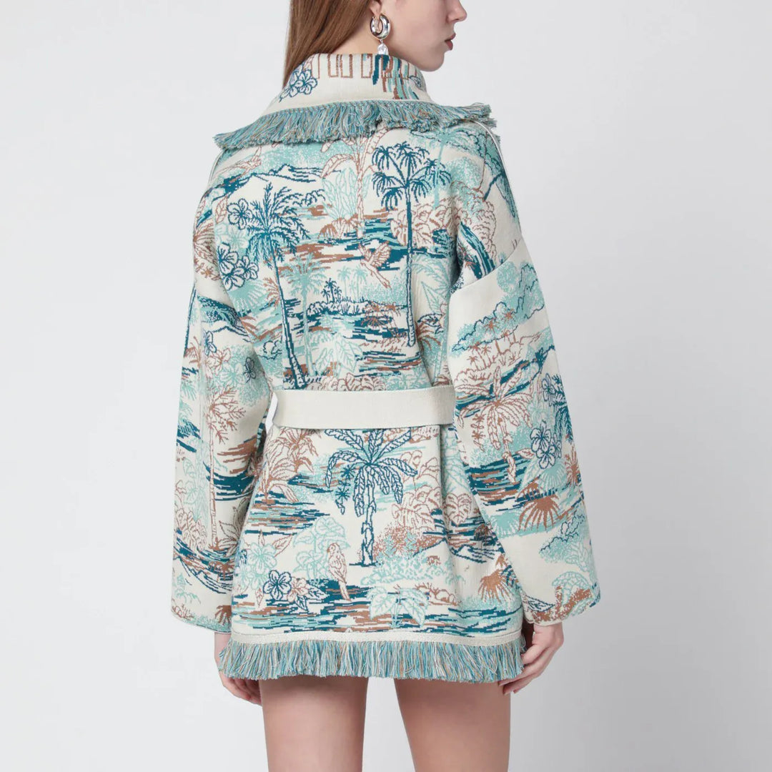 Alanui - Lost In The Blue multicolour cardigan Brand Shirts &amp; Tops S