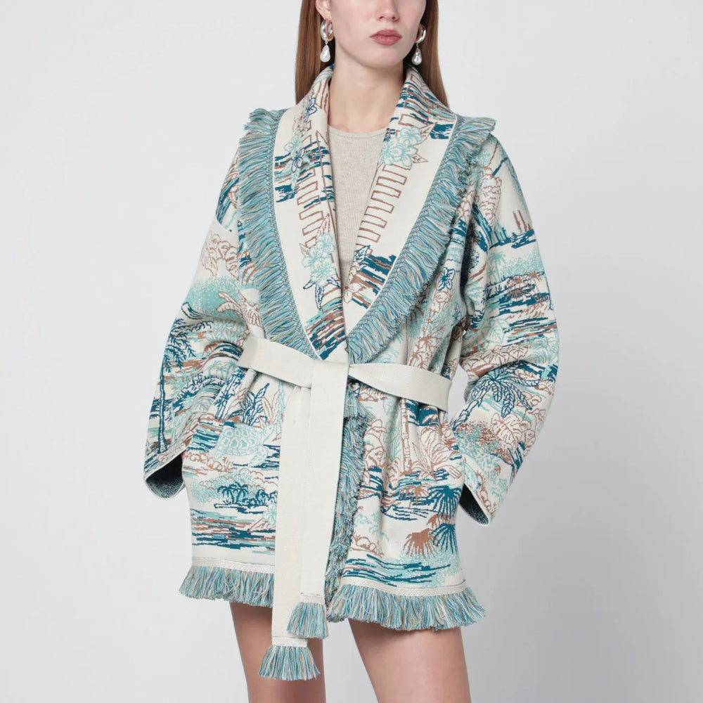 Alanui - Lost In The Blue multicolour cardigan Brand Shirts & Tops S