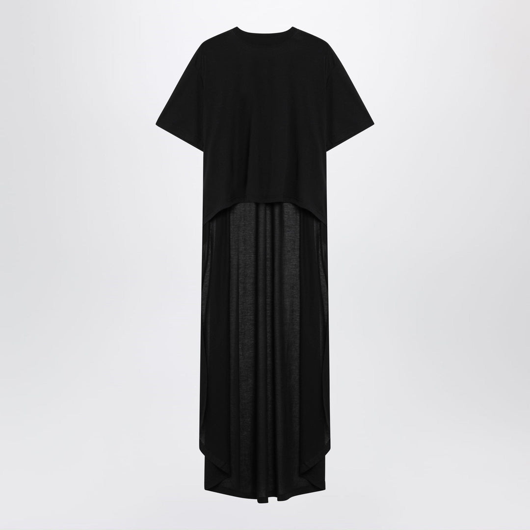 Shirts & Tops Balenciaga - Black maxi train T-shirt in cotton jersey Brand