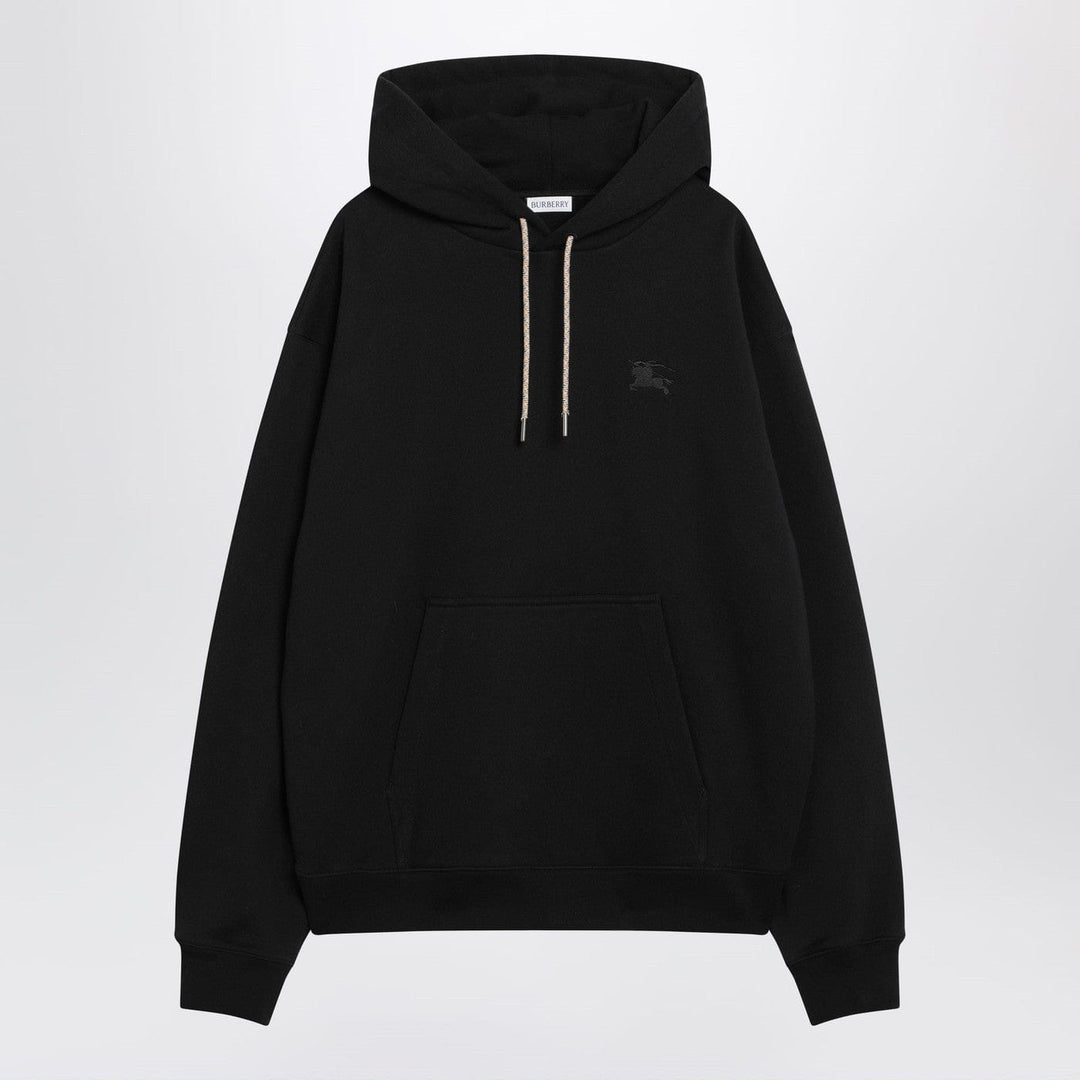 Shirts &amp; Tops Burberry - Black sweatshirt with Check-pattern inserts Brand