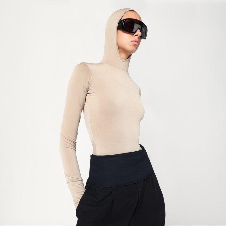 Shirts &amp; Tops L DARKPARK - Billie hooded top in flesh colour Brand