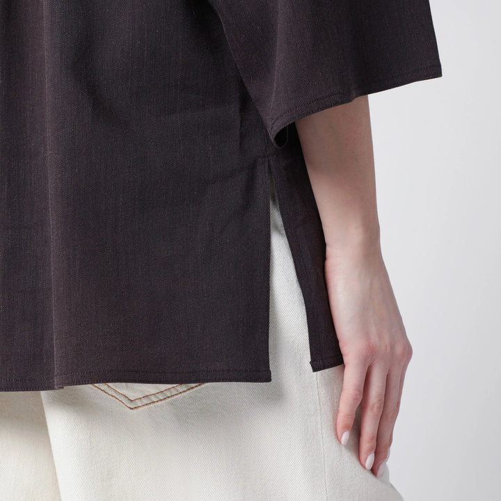 DARKPARK - Dora brown twill shirt Brand Shirts &amp; Tops S