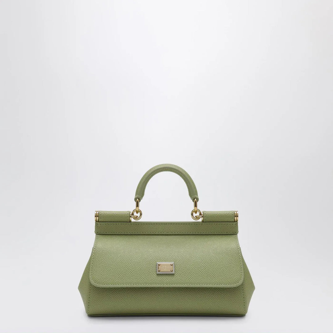 Dolce&amp;Gabbana - Sicily small top handle bag in sage green Brand Shirts &amp; Tops TU
