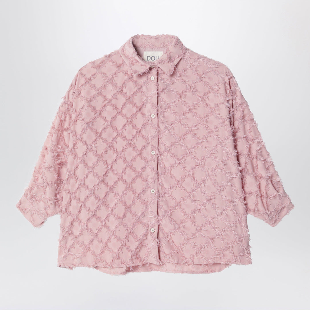 Shirts & Tops 10 Douuod - Pink Shirt With Fringe Pattern Brand