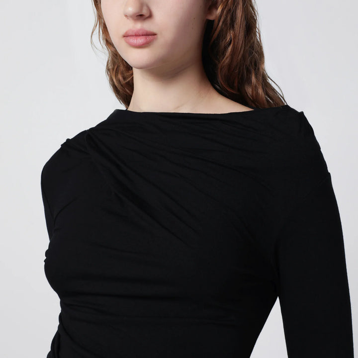 Entire Studios - Black twist top Brand Shirts &amp; Tops