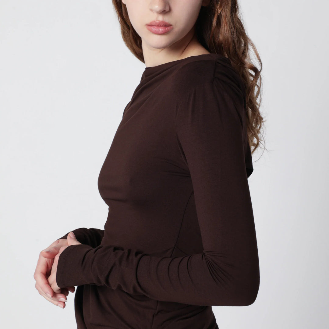 Entire Studios - Tobacco twist top Brand Shirts &amp; Tops