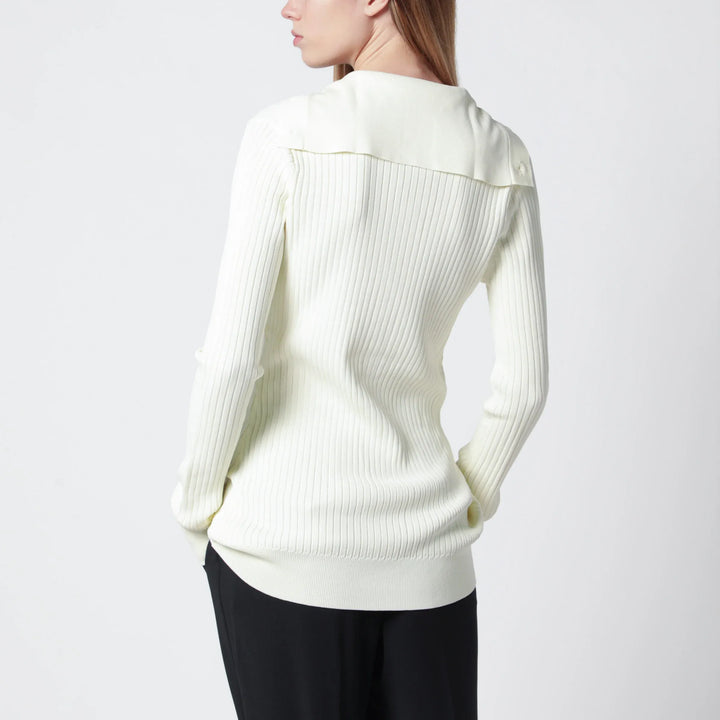 Entire Studios - White high-neck Henley top Brand Shirts &amp; Tops