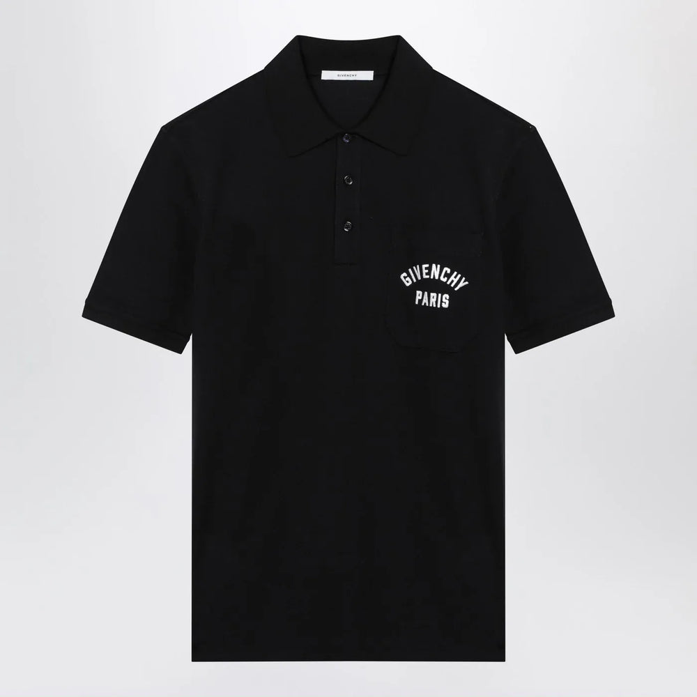 Givenchy - Dark blue polo shirt with logo embroidery Brand Shirts & Tops S