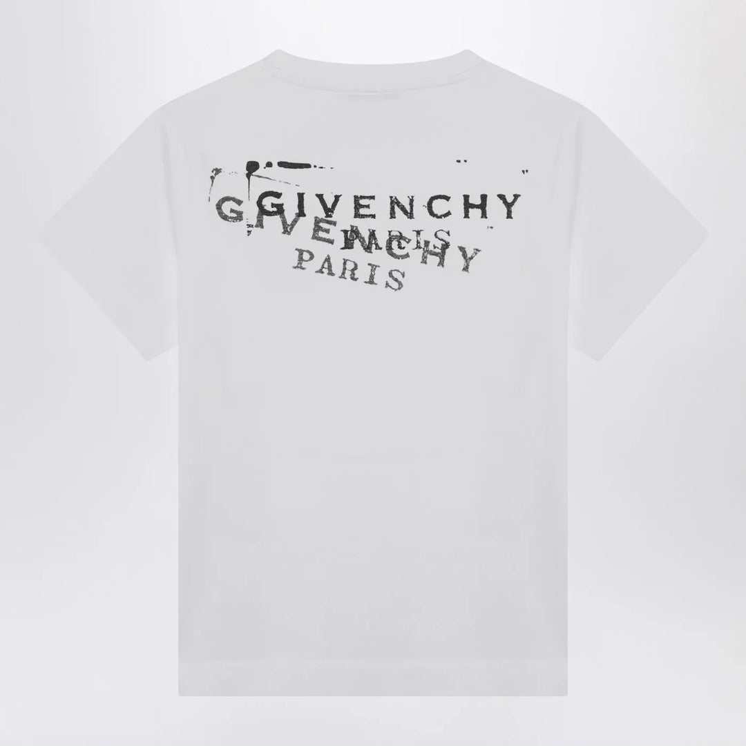 Givenchy - White cotton T-shirt with logo print Brand Shirts &amp; Tops