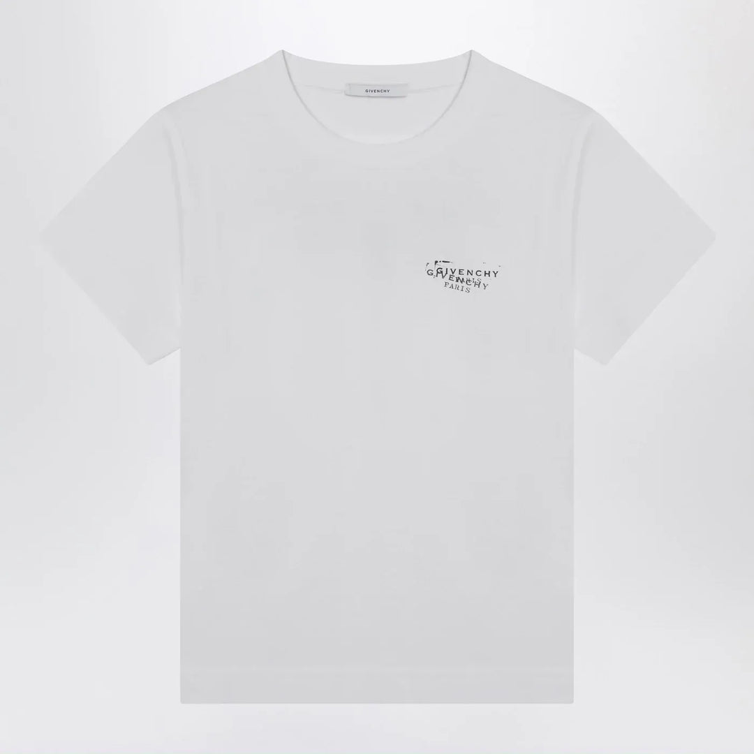 Givenchy - White cotton T-shirt with logo print Brand Shirts &amp; Tops M