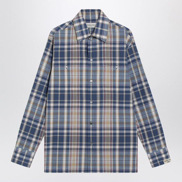 Shirts &amp; Tops Golden Goose - Indigo blue checked shirt Brand