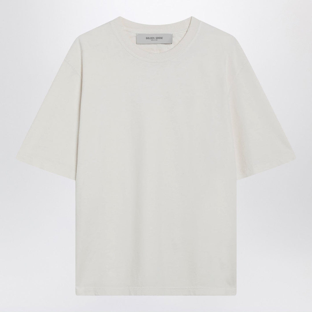 Shirts &amp; Tops Golden Goose - White T-shirt with reverse lettering logo on the back Brand