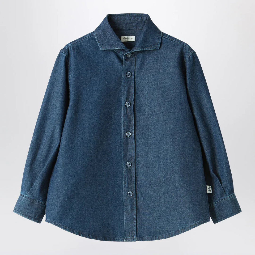 Il Gufo - Blue denim shirt Brand Shirts &amp; Tops 8