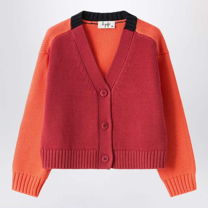 Shirts &amp; Tops 4 Il Gufo - Color-block organic cotton cardigan Brand
