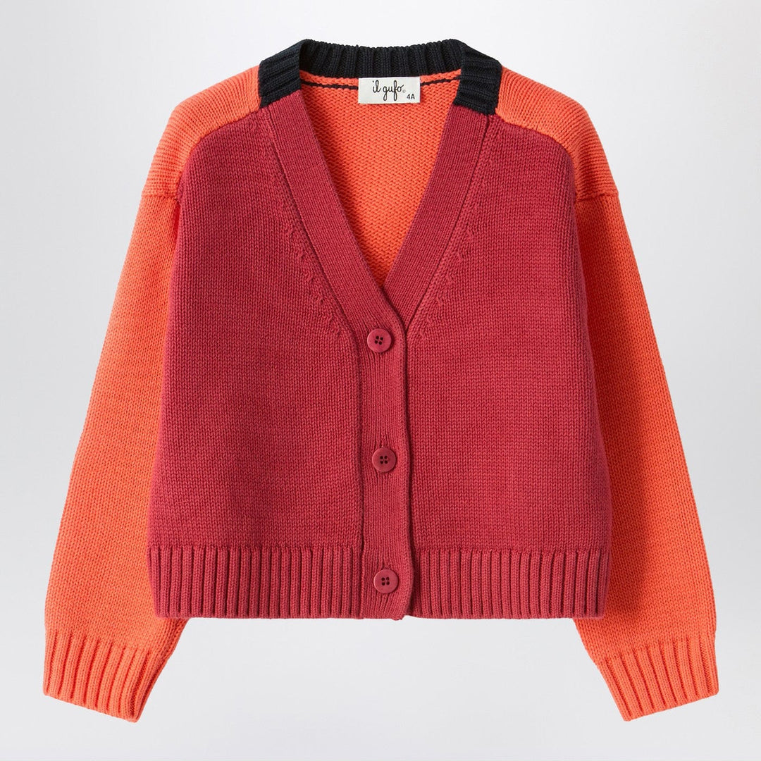 Shirts &amp; Tops 6 Il Gufo - Color-block organic cotton cardigan Brand