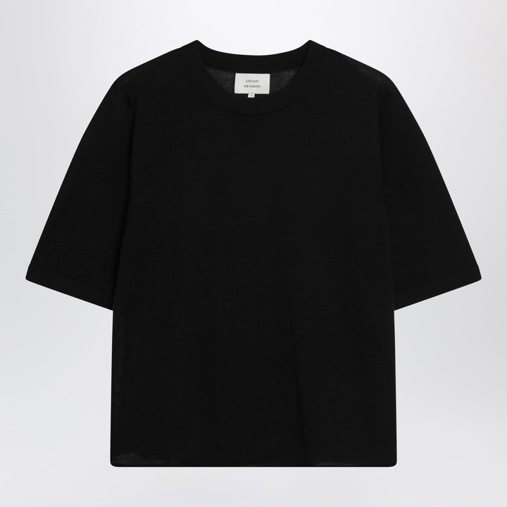 Shirts &amp; Tops LouLou De Saison - Black Nala Fluid Cashmere Top Brand