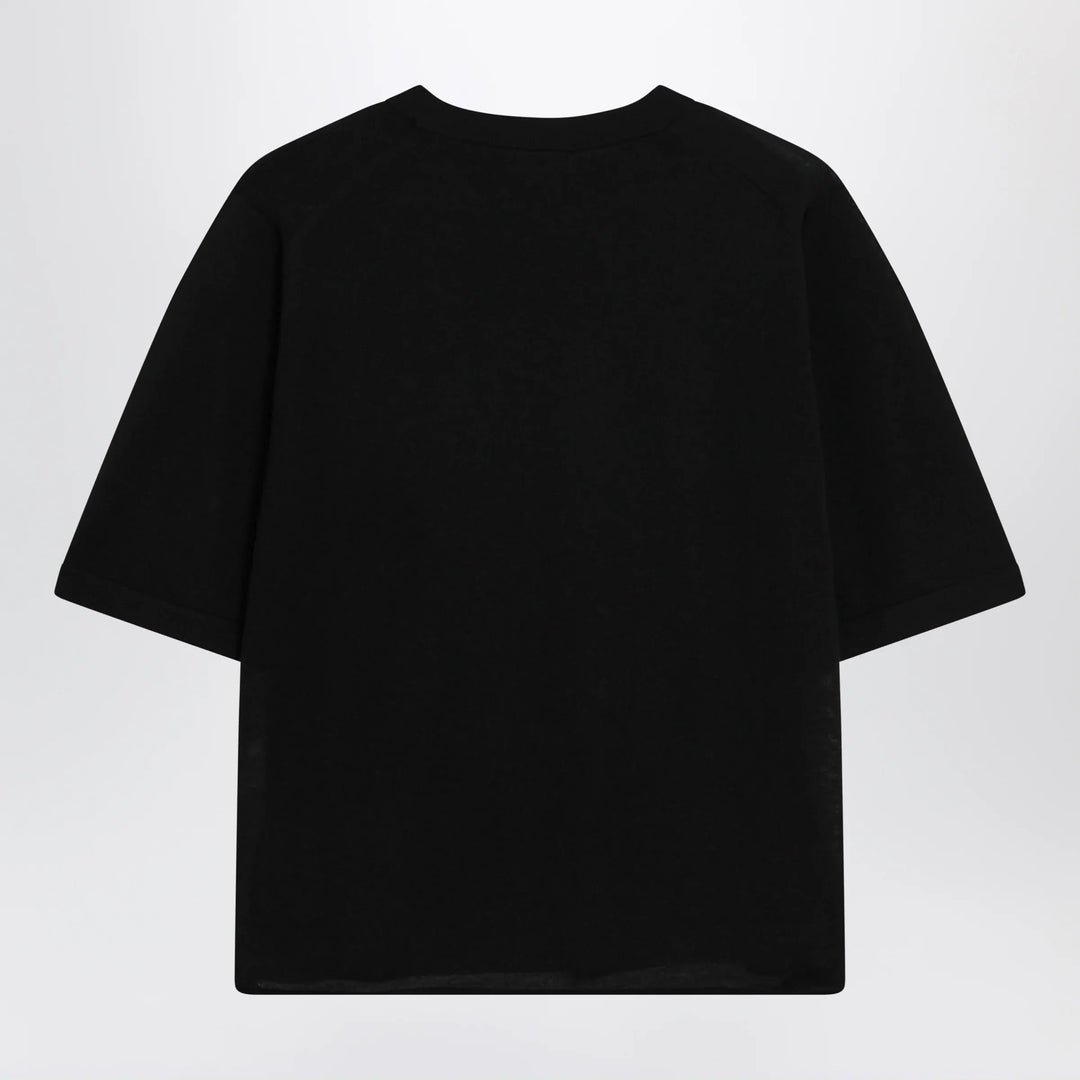 LouLou De Saison - Black Nala Fluid Cashmere Top Brand Shirts &amp; Tops
