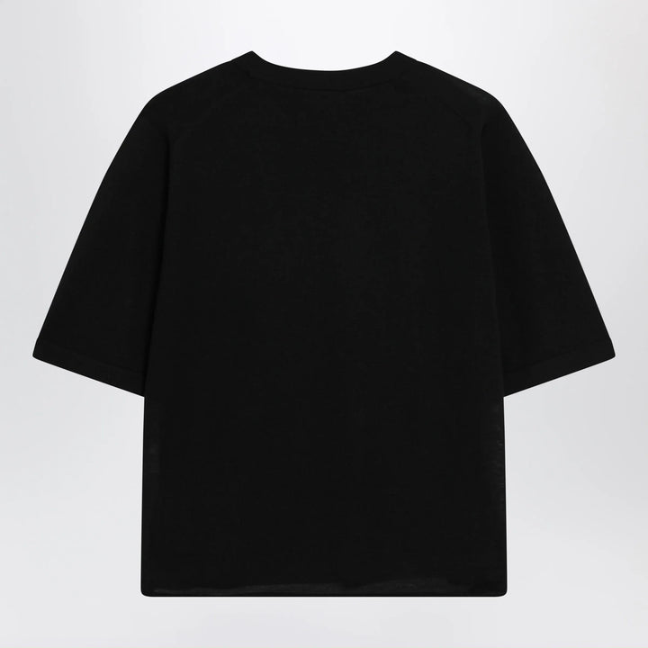 LouLou De Saison - Black Nala Fluid Cashmere Top Brand Shirts &amp; Tops