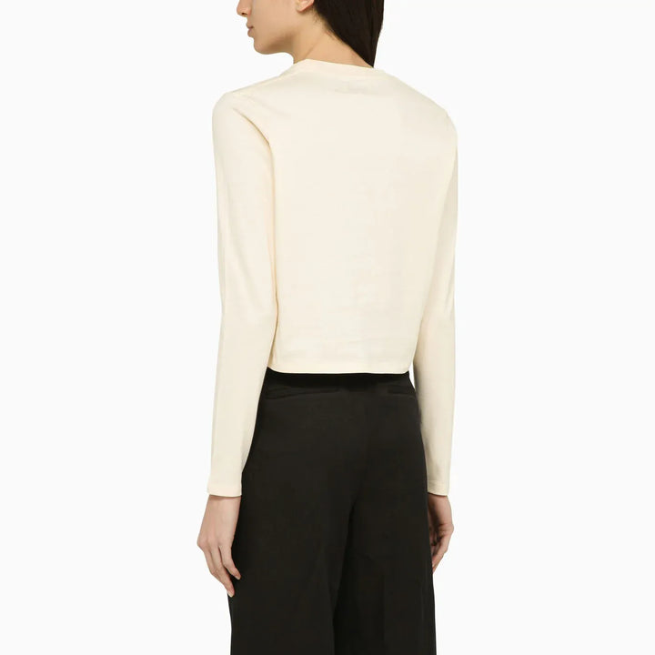 LouLou De Saison - Ivory cotton crew-neck jumper Brand Shirts &amp; Tops S