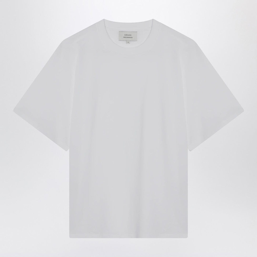 Shirts & Tops LouLou De Saison - White cotton crew neck T-shirt Brand