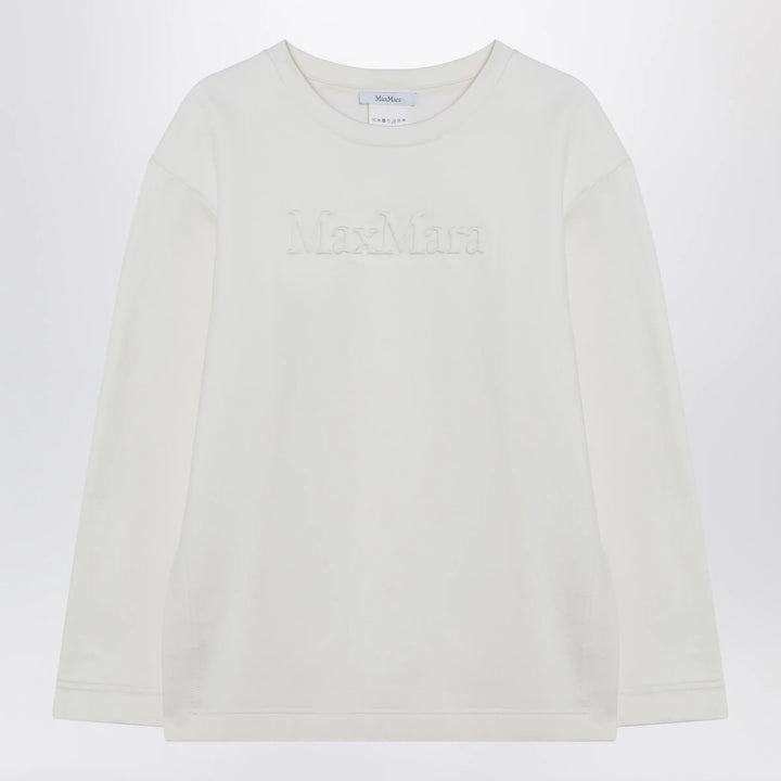 Max Mara - White sweatshirt in silk blend Brand Shirts &amp; Tops L