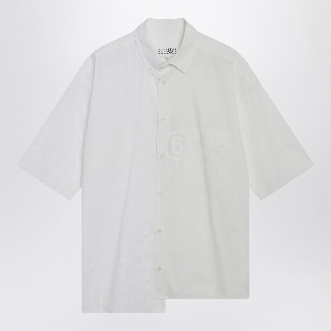 Shirts &amp; Tops MM6 Maison Margiela - Two-tone cotton poplin shirt Brand