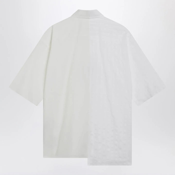 MM6 Maison Margiela - Two-tone cotton poplin shirt Brand Shirts &amp; Tops