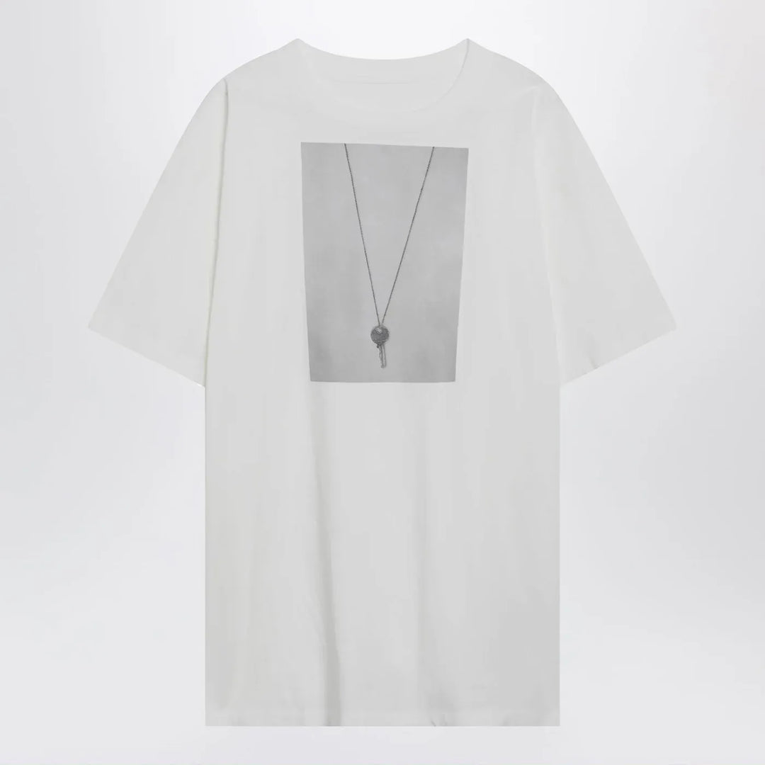 MM6 Maison Margiela - White T-shirt with key print Brand Shirts &amp; Tops M