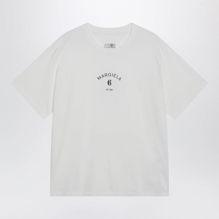Shirts &amp; Tops MM6 Maison Margiela - White T-shirt with logo print Brand