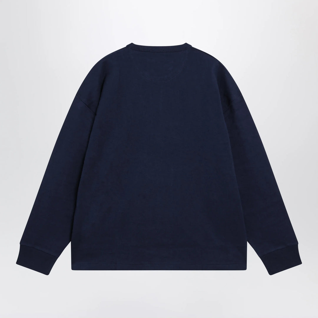 Polo Ralph Lauren - Navy cotton Relaxed-Fit crewneck sweatshirt Brand Shirts &amp; Tops